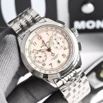 Breitling Stainless Steel 42MM Diamater Mechanical Movement Pink Red Watch